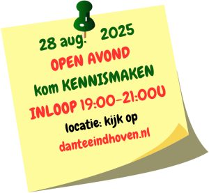 28-08-25Open Inloopavond